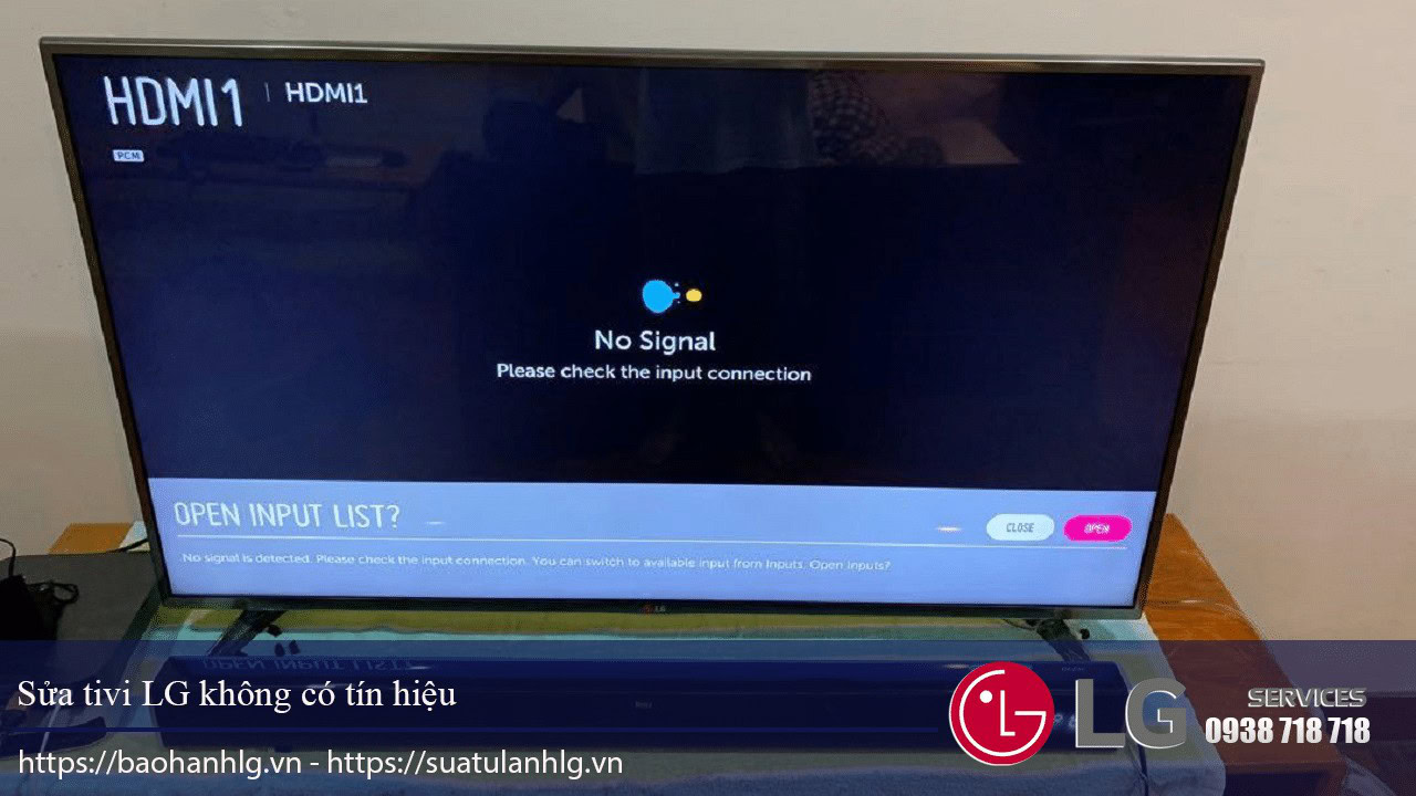 No signal on LG TV screen, troubleshooting LG TV warranty issues, no image display, repair service for LG TVs, professional LG TV repair and warranty support.