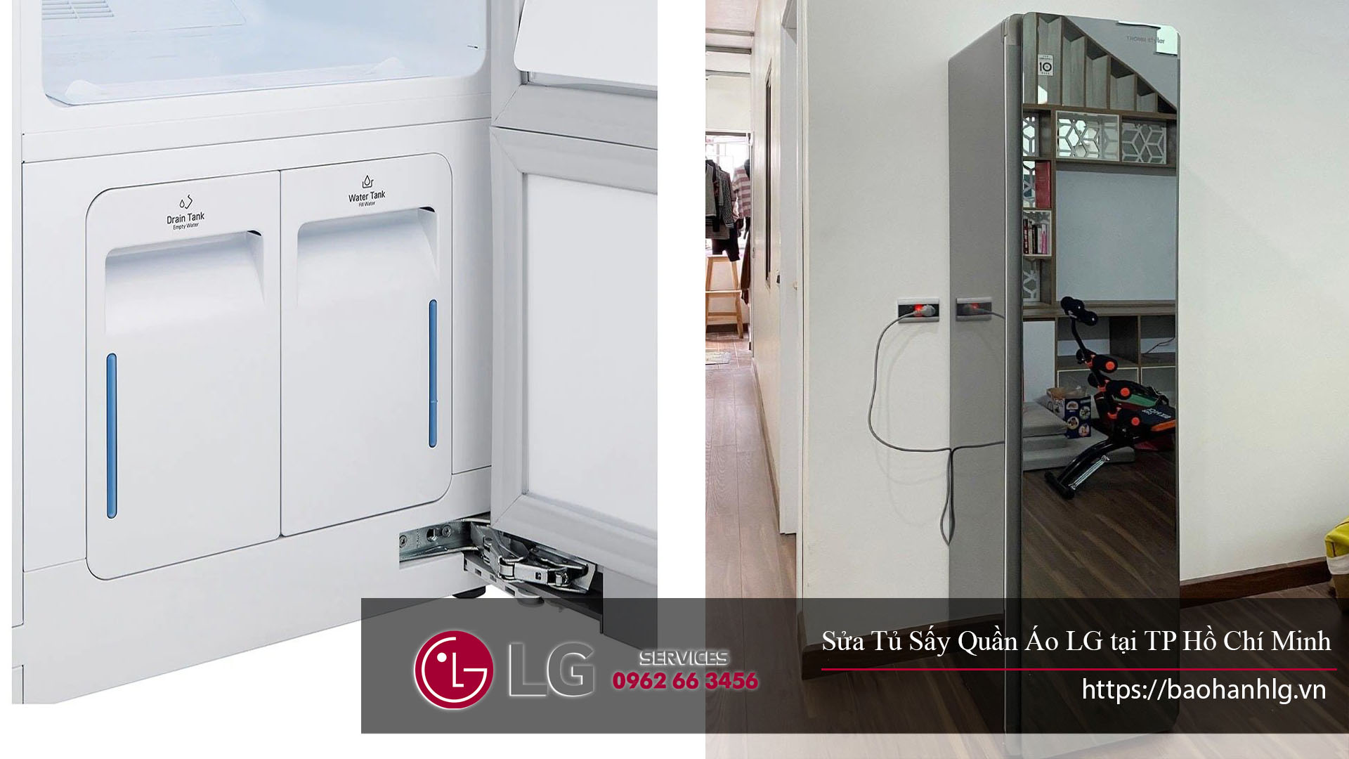 Sửa tủ sấy quần áo LG chính hãng tại Tp Hồ Chí Minh